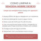 Brinco Pequeno Gotas Retângulo Zircônias Banhado a Ouro 18K