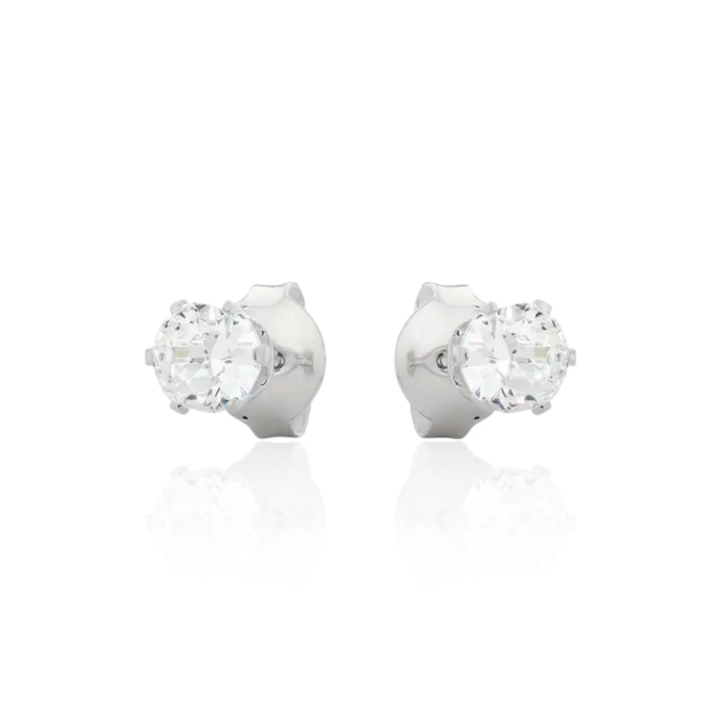 Brinco Ponto de Luz Grande Clássico em Prata 925