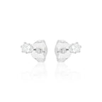 Brinco Ponto de Luz Pequeno Clássico em Prata 925