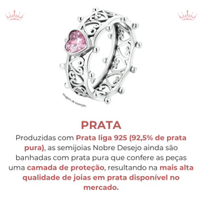 Brinco Trevo com Zircônias Cravejadas Pequeno em Prata 925