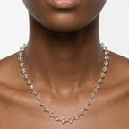 Colar de Corrente com Zircônias Banhado a Ouro 18K