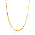 Colar Elos Chapinhas Estilizados Banhado a Ouro 18K