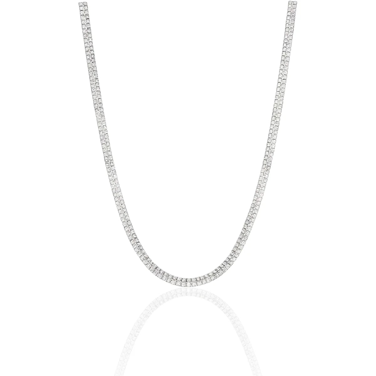 Colar Malha Detalhada Delicado Minimalista em Prata 925