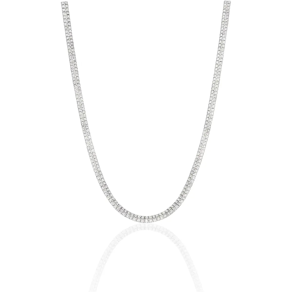 Colar Malha Detalhada Delicado Minimalista em Prata 925