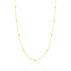 Colar Veneziana Bolinhas Moderno Banhado a Ouro 18K