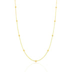 Colar Veneziana Bolinhas Moderno Banhado a Ouro 18K