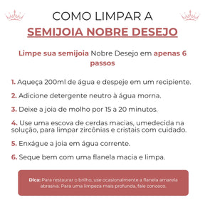 Conjunto Ponto de Luz Zircônia Cravejada Banhado a Ouro 18K