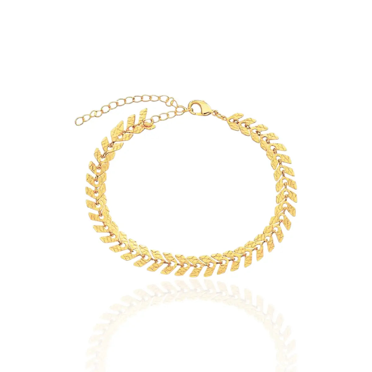Pulseira Setas Detalhadas Delicadas Banhada a Ouro 18K