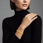 Pulseira Trio de Bolinhas Moderno Banhado a Ouro 18K